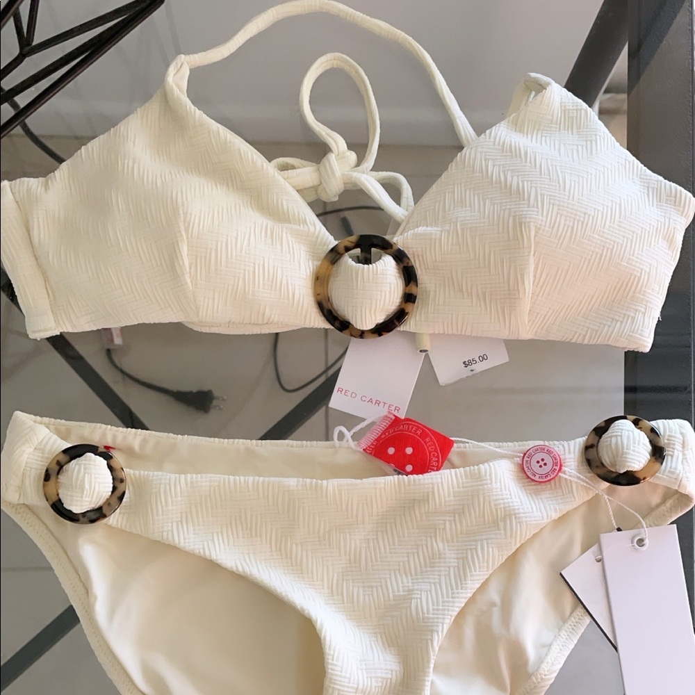 Red carter bathing suit